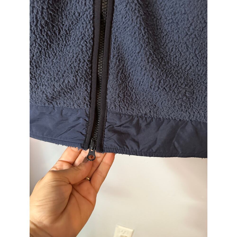 The North Face Dunraven Campshire Fleece Parka navy size large - Picture 5 of 11